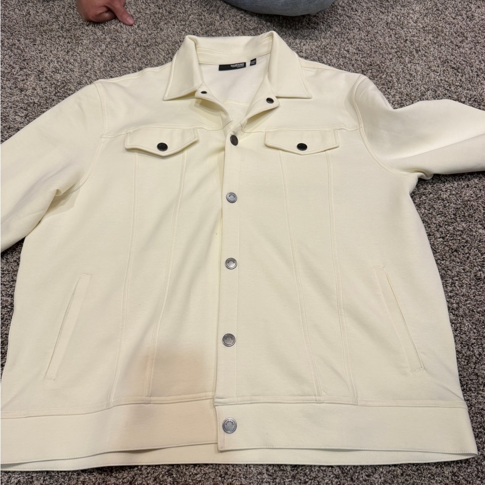 Murano Cream Lightweight Collared Jacket - image 2